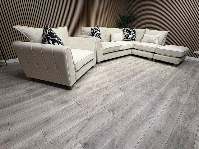 F.V Mariah Style Corner Sofa & Love Chair - Different Combinations Available