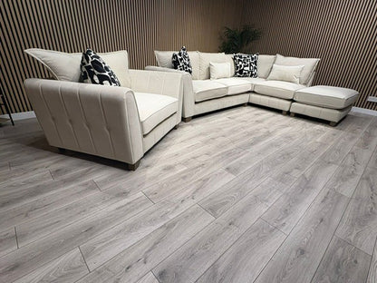 F.V Mariah Style Corner Sofa & Love Chair - Different Combinations Available