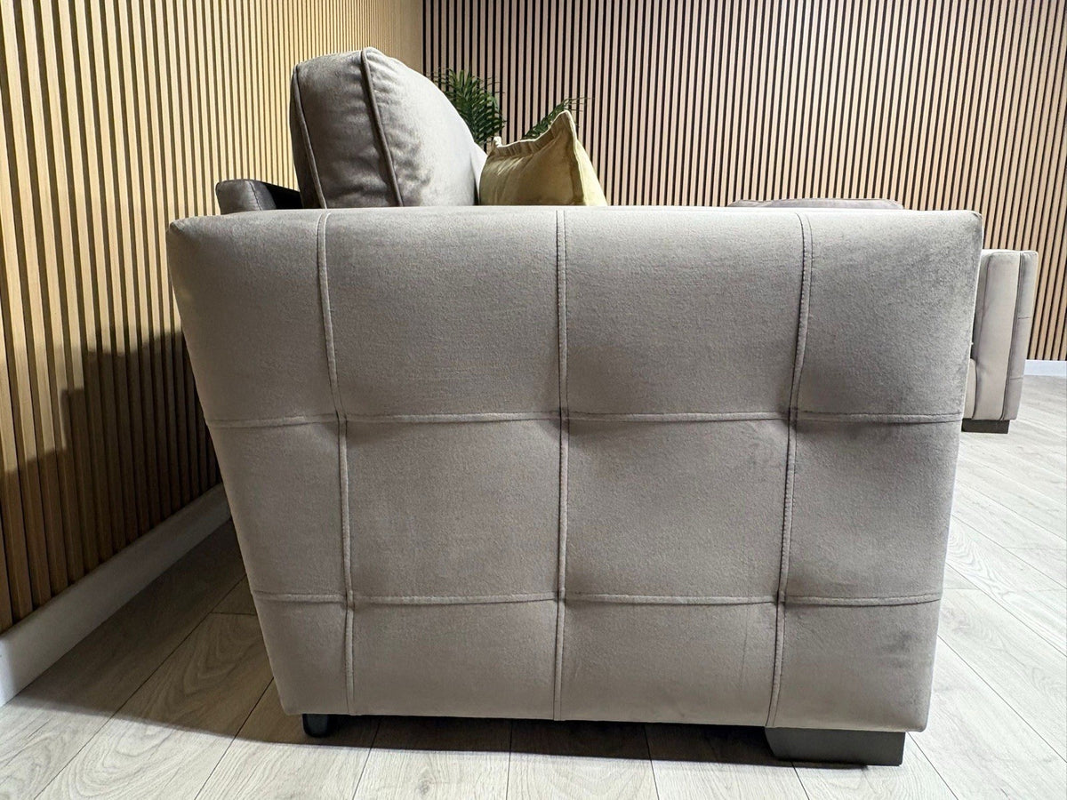 NEXT Sample Fabric 3 Seater Sofa + Love Chair Set - RRP £2498