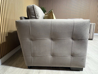 NEXT Sample Fabric 3 Seater Sofa + Love Chair Set - RRP £2498