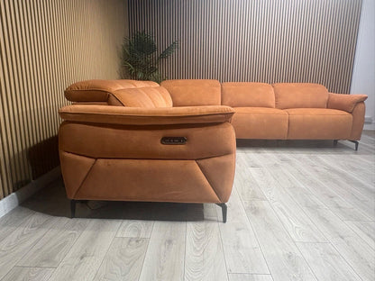Furniture Village MOET Style Large Fabric Power Recliner Corner - RRP £4,495