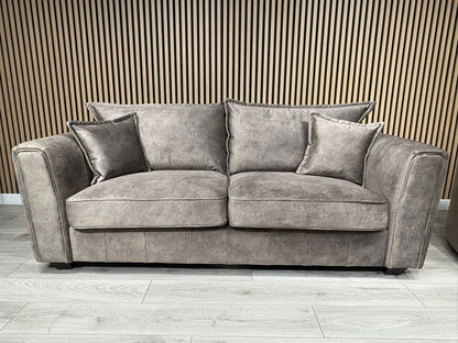 DFS - CHERISHED Style 3 Seater Sofa + Swivel Armchair, Formal Back - RRP £2,248