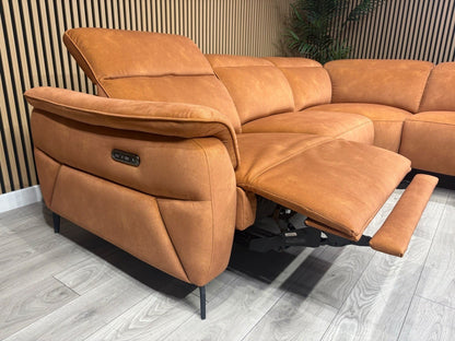 Furniture Village MOET Style Large Fabric Power Recliner Corner - RRP £4,495