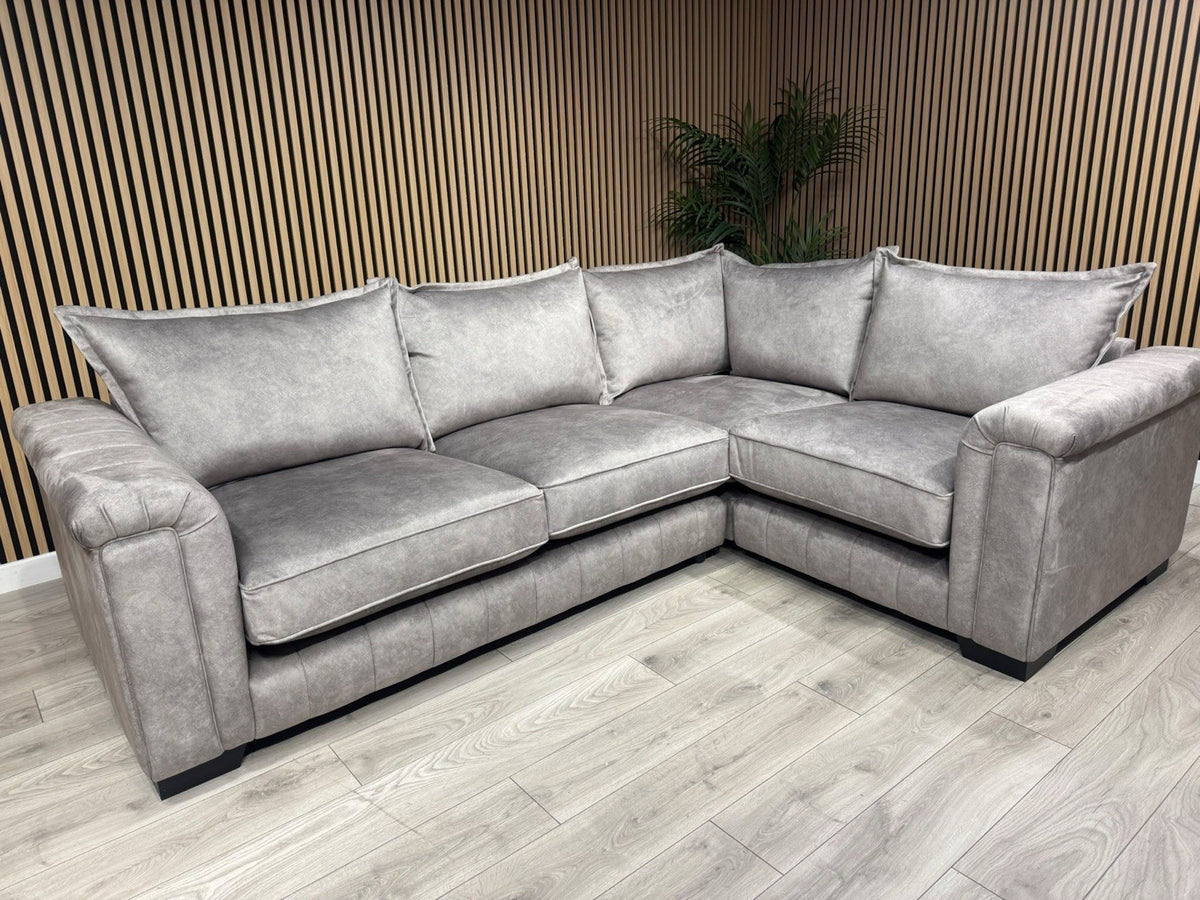 DFS DOLCIE Formal Back Fabric 3 Corner 1 Sofa - RRP £2,359