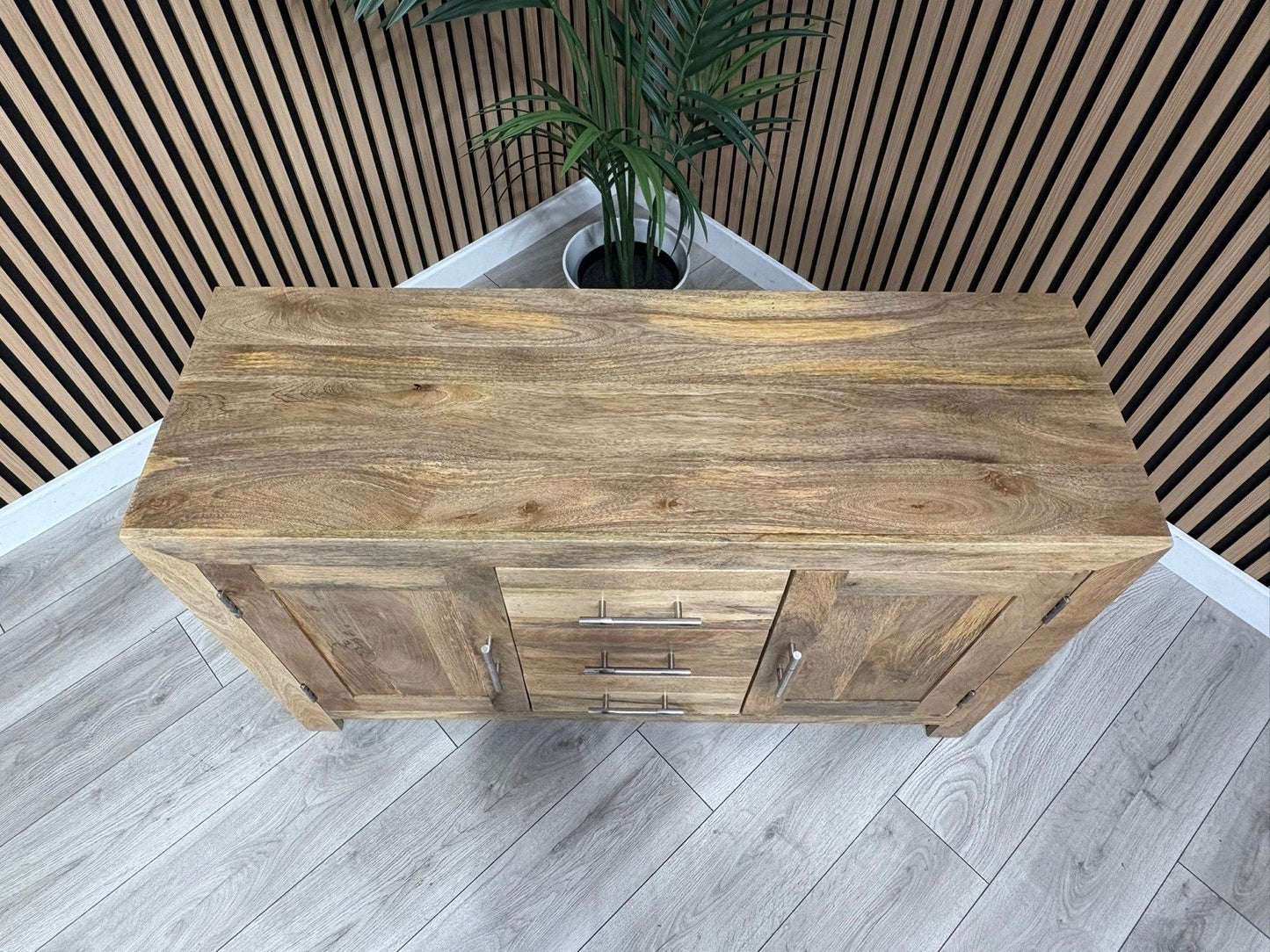 NEXT Sample - Cuba Mango Wood 2 Door 3 Drawer Sideboard - RRP: £1095