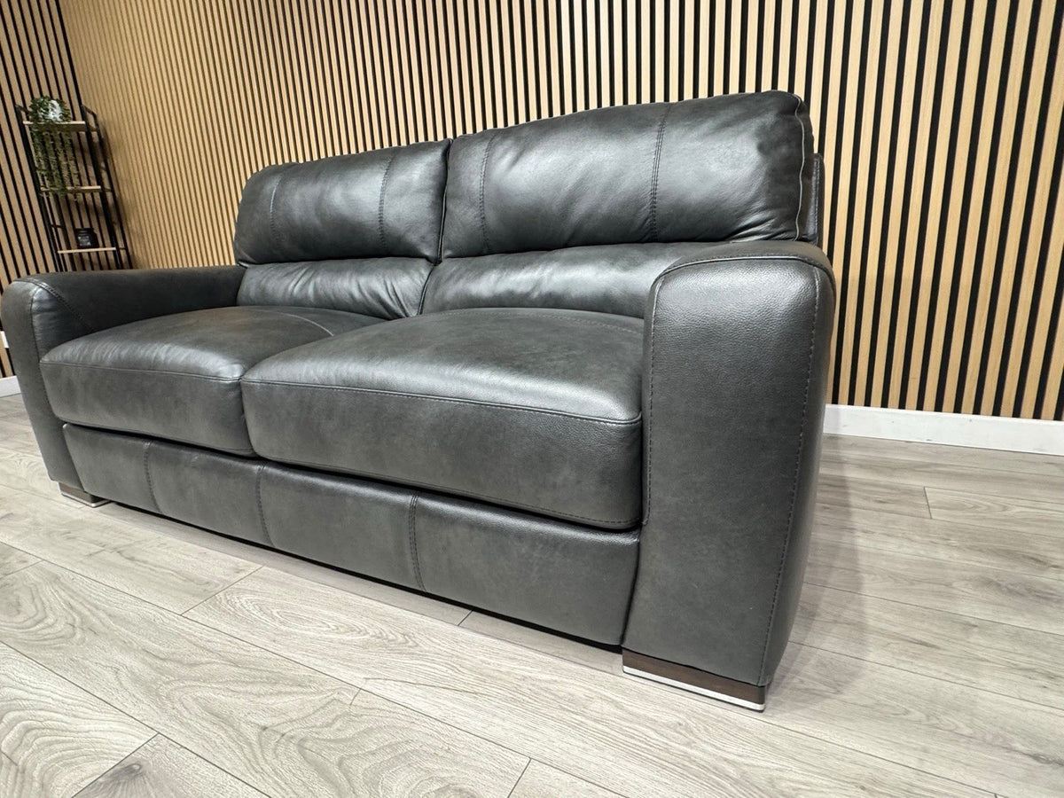 ScS Sisi Italia LUCCA Leather 2 x 3 Seater Sofa Set - RRP £4498