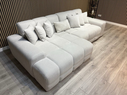 EVE CLOUD Large Fabric 3 Seater LHF/RHF Chaise Corner Sofa - RRP £2,299