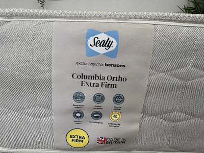 Sealy COLUMBIA Ortho Extra Firm 5ft Kingsize Mattress - RRP £1,399