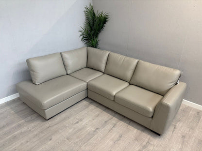Furniture Village Dinky LHF Leather Corner Chaise End Sofa - RRP £1795