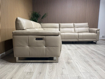 Furniture Village MOET Large Leather Power Recliner Corner Sofa - RRP £4,495