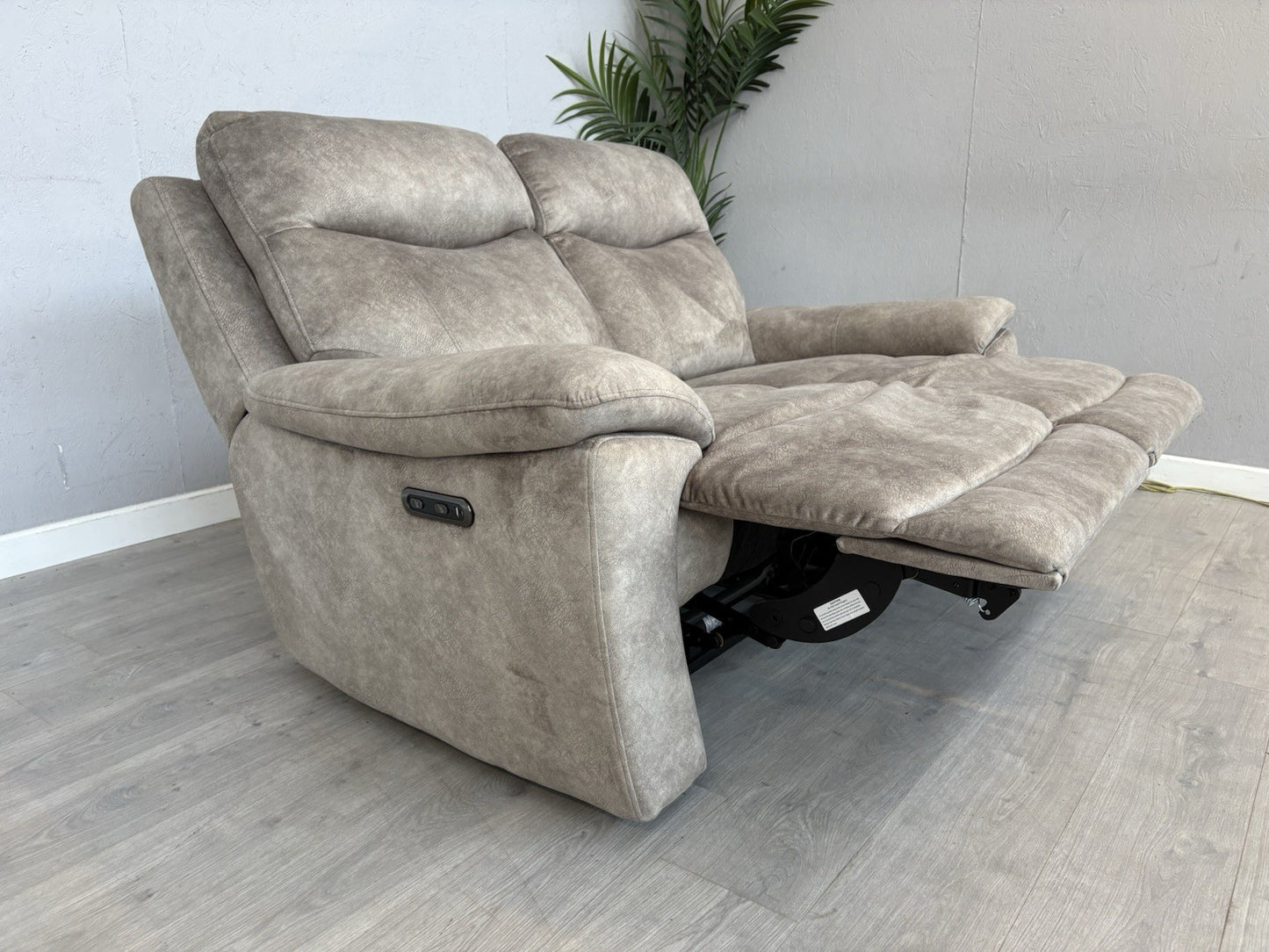 Furniture Village SLOANE Fabric 2 Seater Power Recliner Sofa - RRP £945