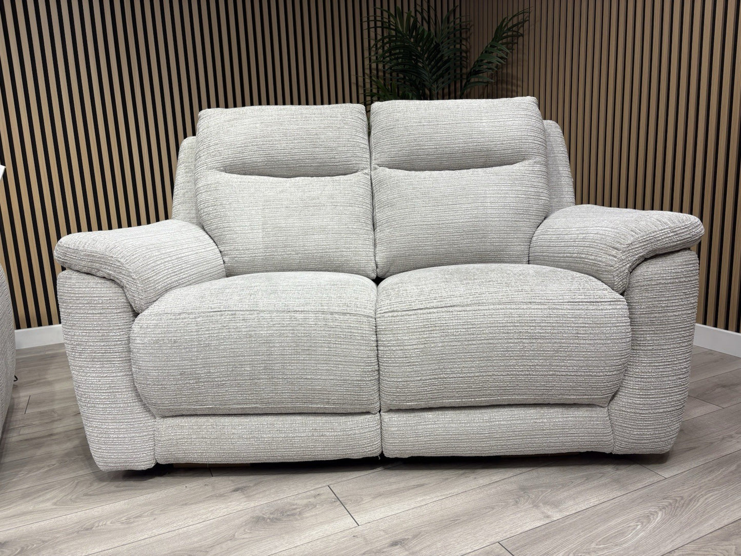 NAVONA 3 Seater + 2 Seater Fabric Sofa Set, Power Recliners - RRP £3,298