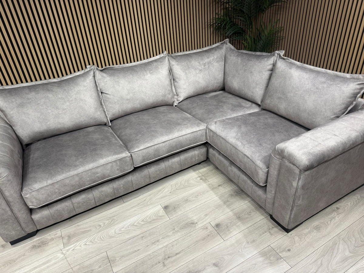 DFS DOLCIE Formal Back Fabric 3 Corner 1 Sofa - RRP £2,359