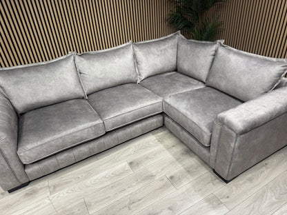 DFS DOLCIE Formal Back Fabric 3 Corner 1 Sofa - RRP £2,359