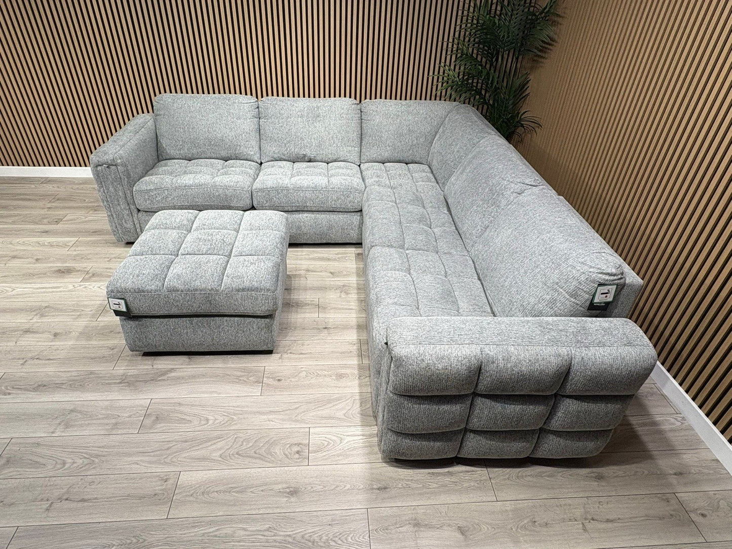 DFS - MAVAM Modular Premium Fabric 2 Corner 2 Sofa + Footstool - RRP £3499