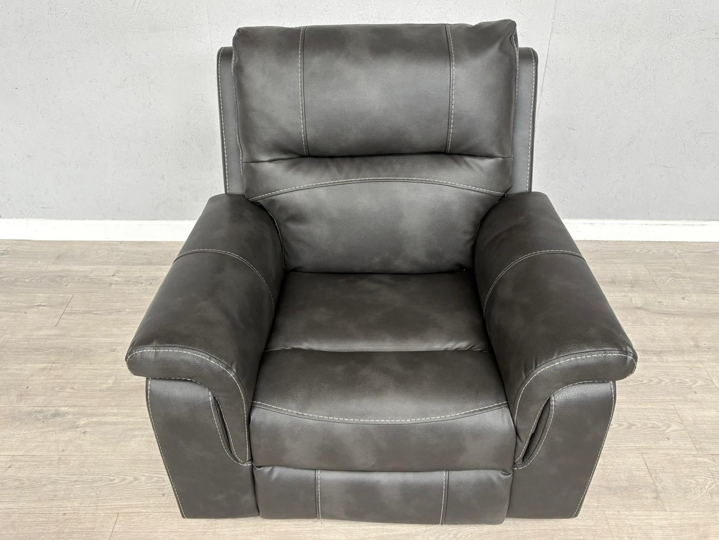 DFS Evander Faux Leather Power Recliner Armchair - RRP £899