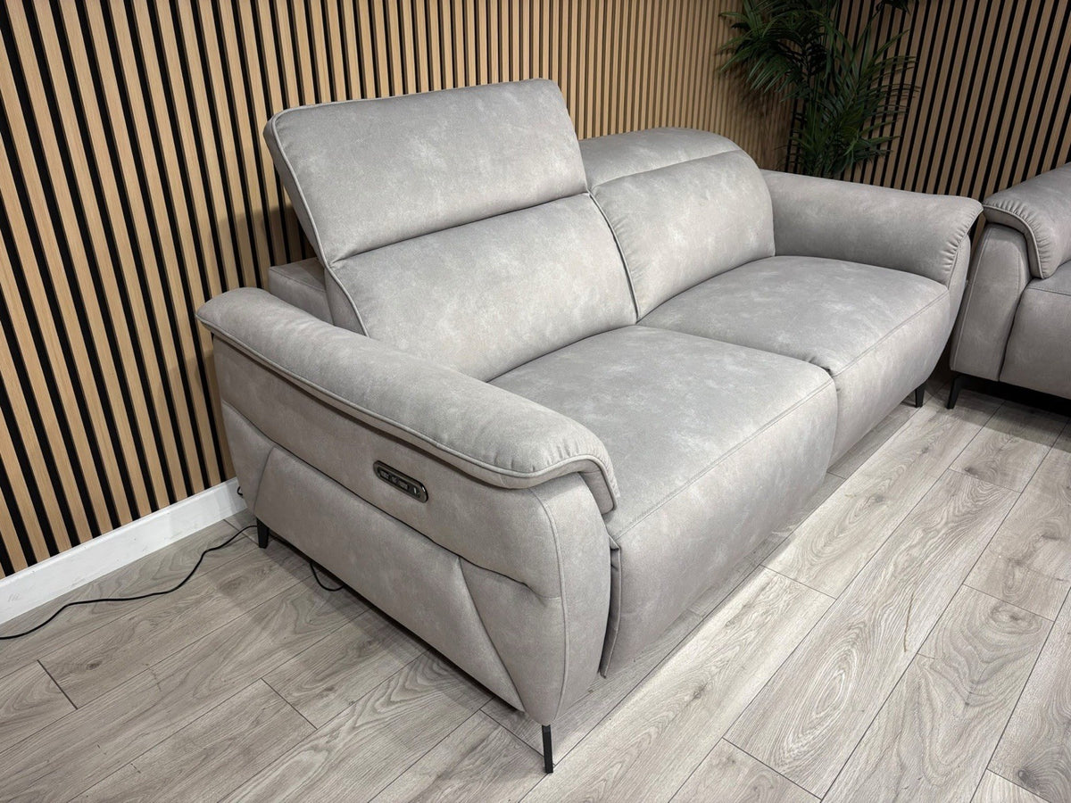 Furniture Village EZRA Style Fabric Power Recliner 3+2 Seater Sofas - RRP £3290