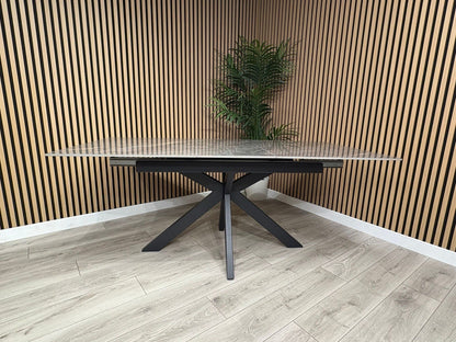 NEXT Sample - CRETE Marble Effect Extendable Dining Table  - RRP £899