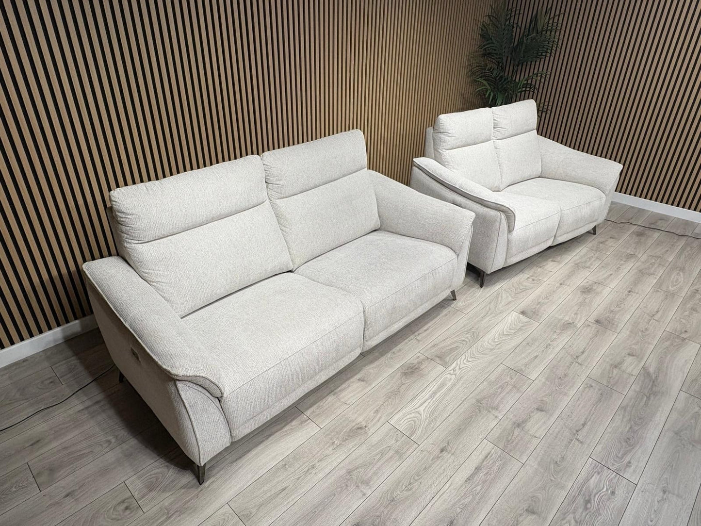 Vicenza Fabric Power Recliner 3 + 2 Seater Sofa Set - RRP £3599