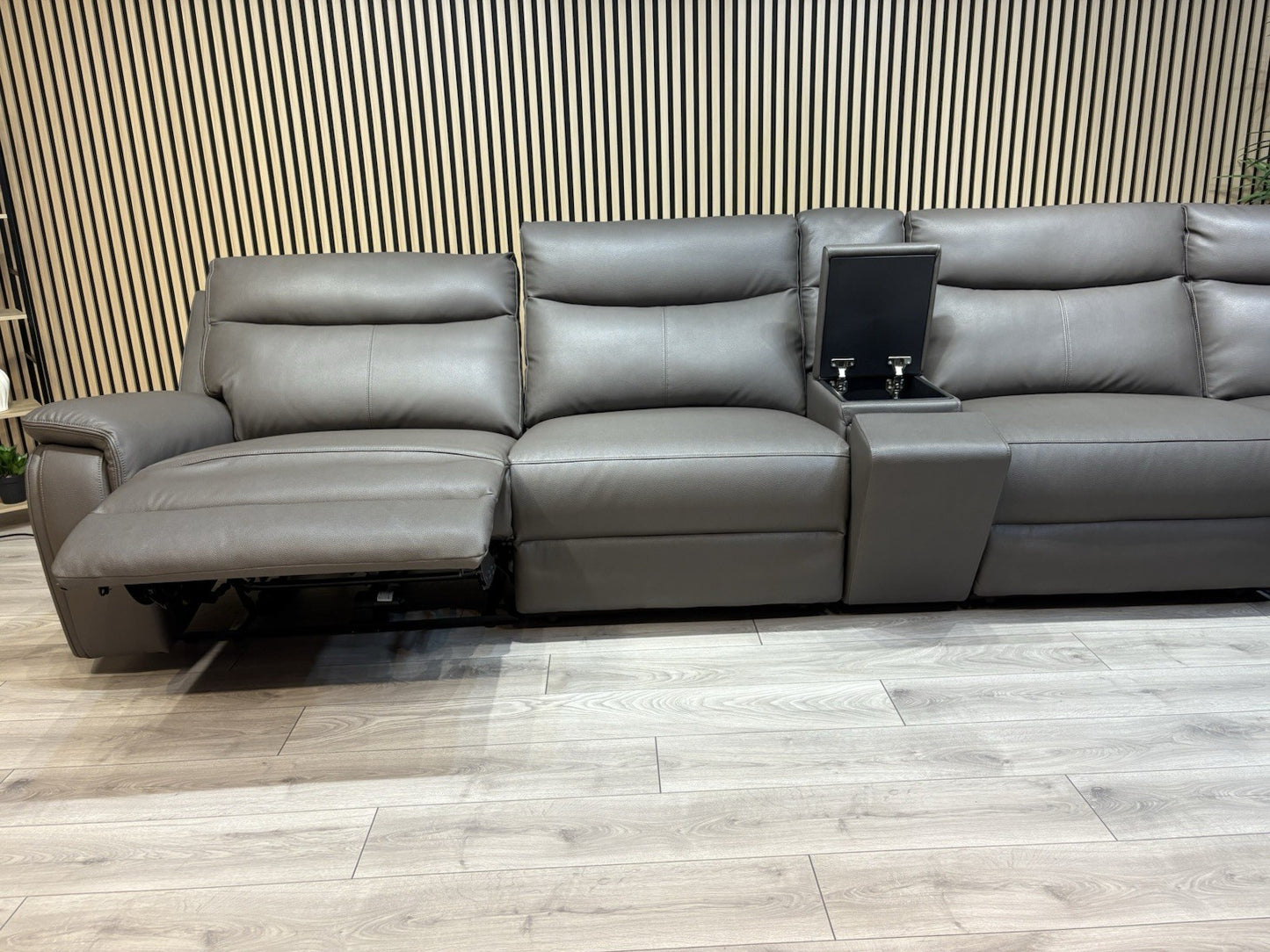ScS - MAVERICK Fabric XL Modular 3 Corner 2 Sofa, Power Recliners - RRP £3,999