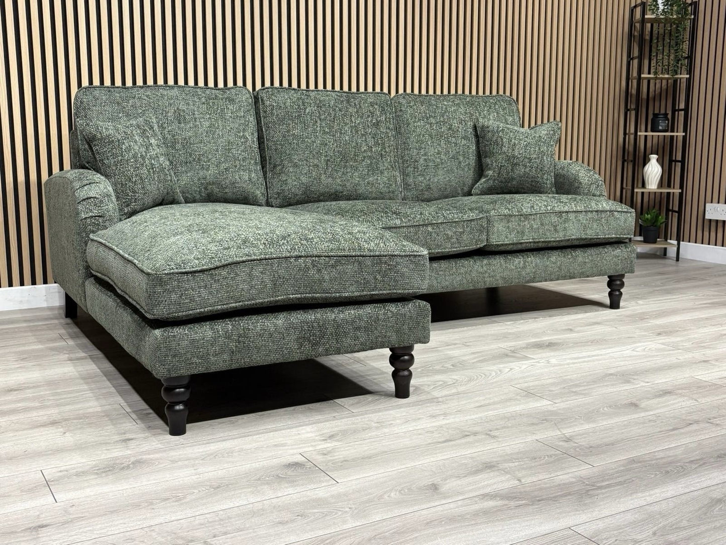 Laura Ashley LYNDEN Style Fabric 3 Seater LHF Chaise Corner Sofa - RRP £2625