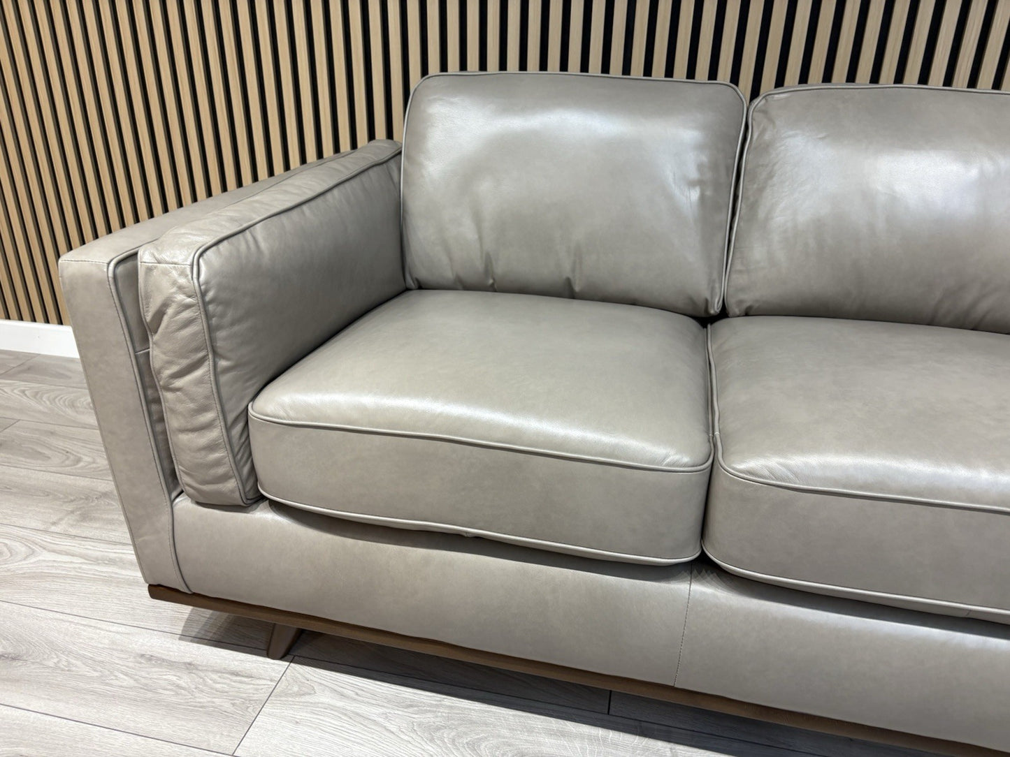 John Lewis Sample VALENCIA 3 Seater + 2 Seater Leather Sofa Set - RRP £4,398