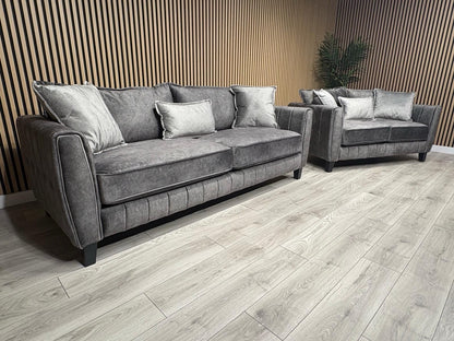 DFS - Cherished Style 3 + 2 Seater Sofa Set, Formal Back - RRP £2,399