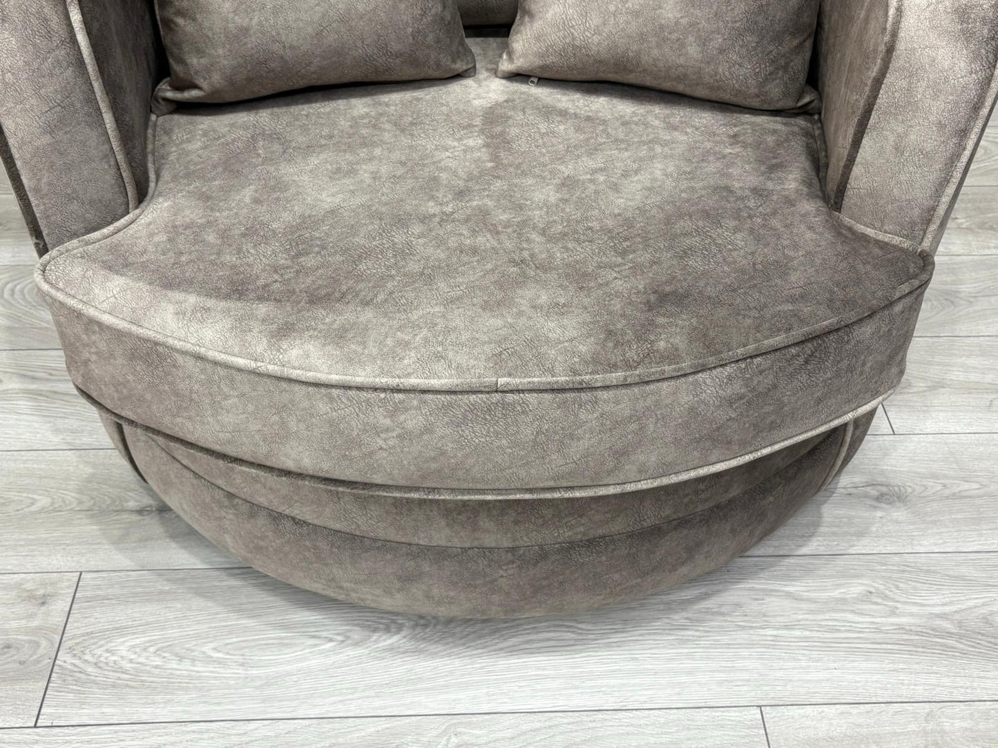 DFS - CHERISHED Style Fabric Swivel Armchair, Formal Back - RRP £949