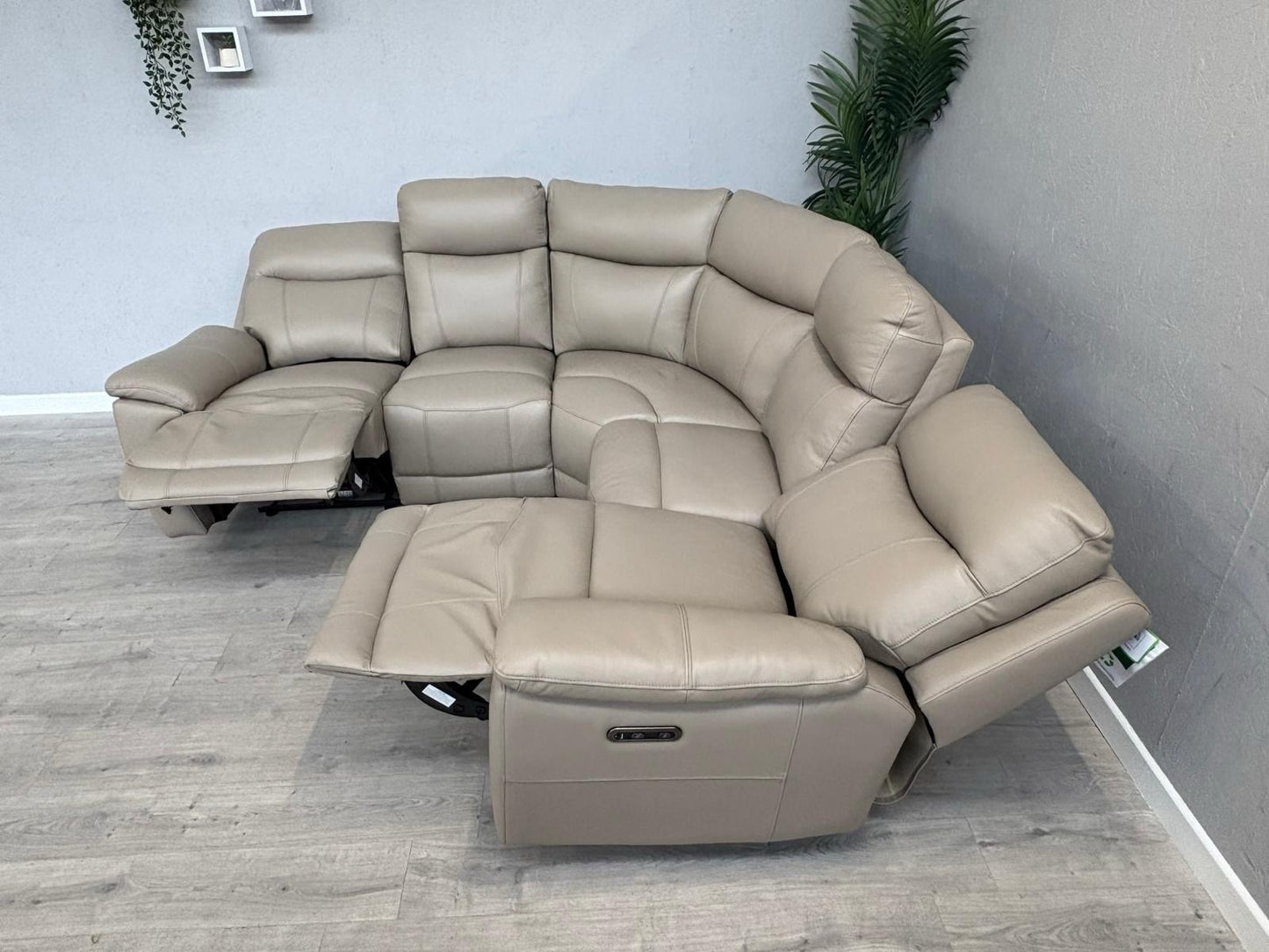 Furniture Village - SLOANE Leather Large Power Recliner Corner Sofa - RRP £1,995