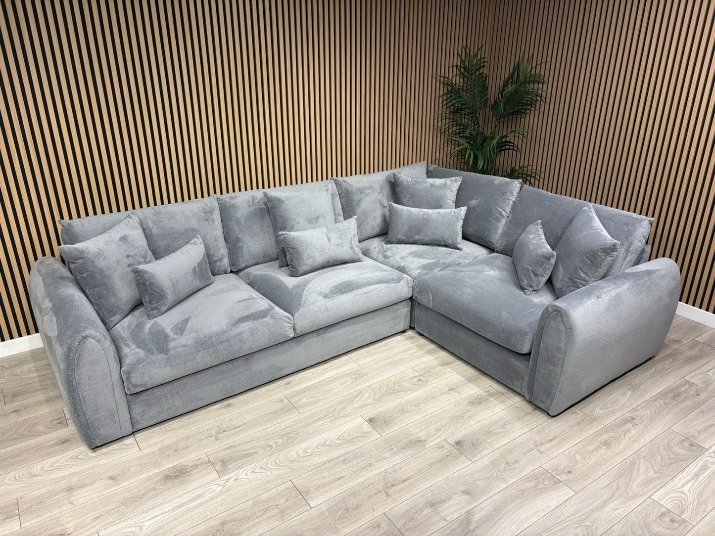 Sofology MARBLE ARCH Style Fabric RHF Corner Sofa, Grey - RRP £3,599