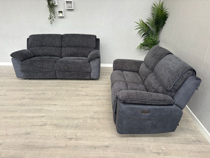 DFS Fontaine 3 Seater + 2 Seater Power Recliner Sofa Set  - RRP £1,978