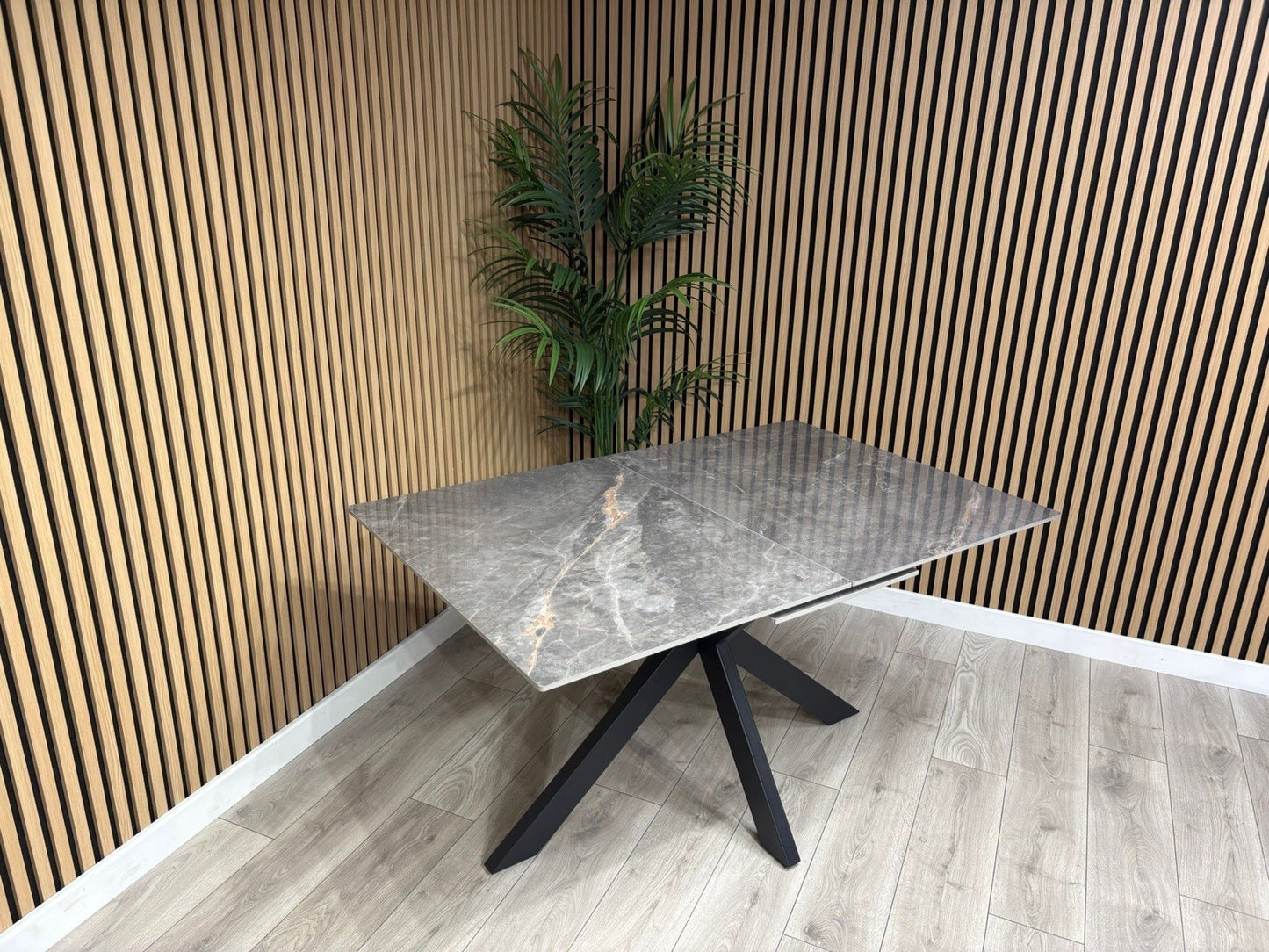 NEXT Sample - CRETE Marble Effect Extendable Dining Table  - RRP £899