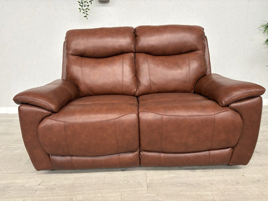 Furniture Village SLOANE Leather 2 Seater Sofa - RRP £1,295