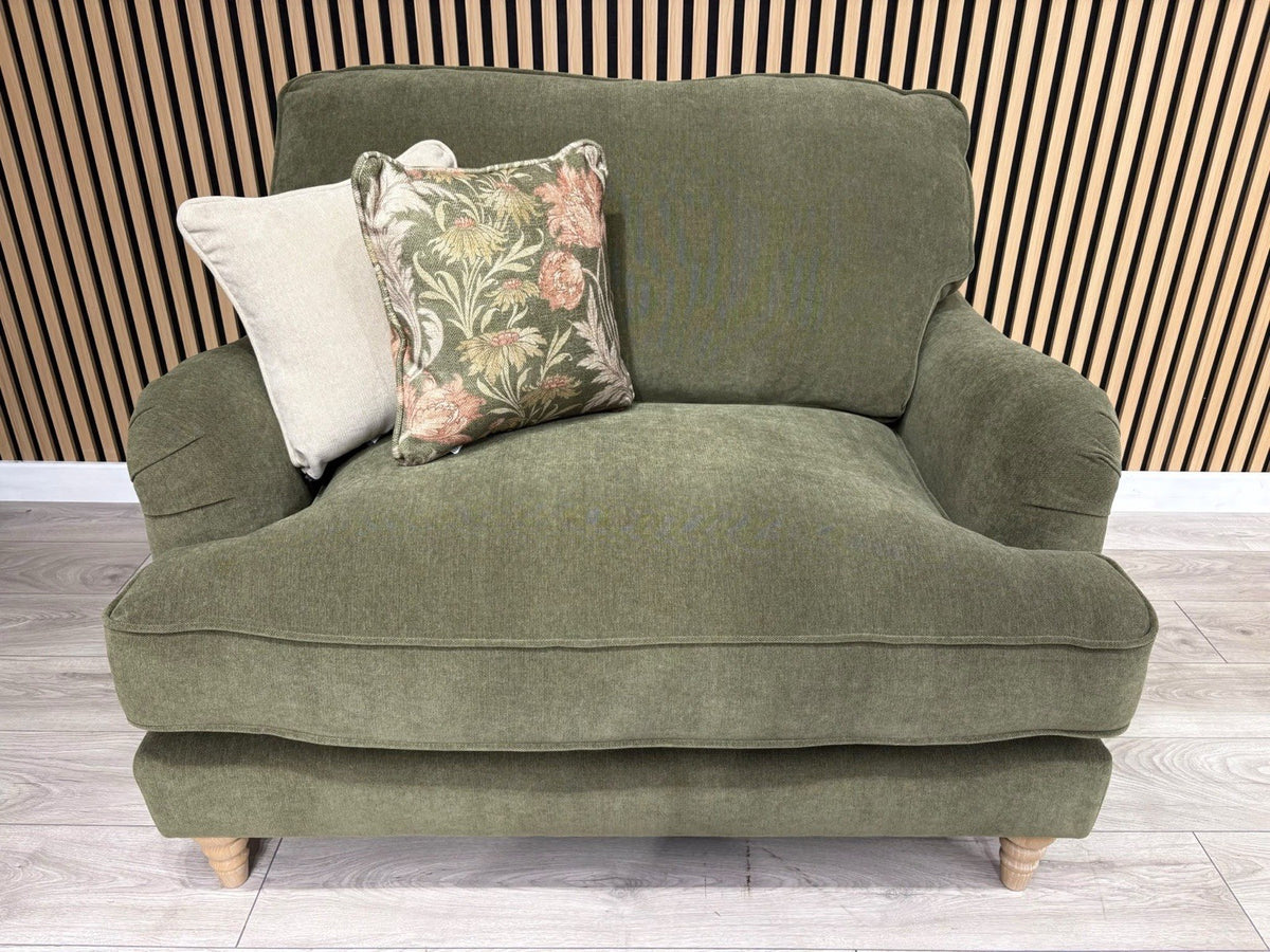 Laura Ashley HERITAGE Style Fabric Love Chair / Armchair - RRP £1,499