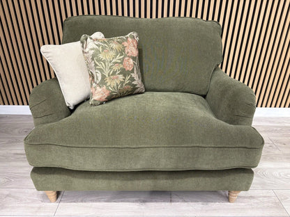 Laura Ashley HERITAGE Style Fabric Love Chair / Armchair - RRP £1,499