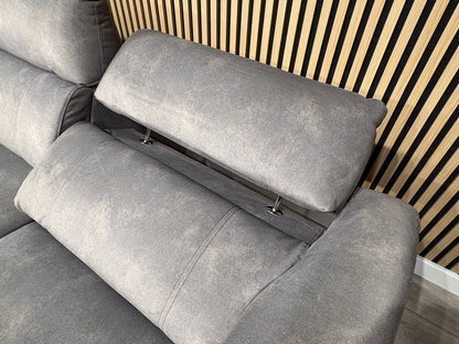 Furniture Village MOET Fabric 2 Corner 2 Power Recliner Sofa RRP £3295
