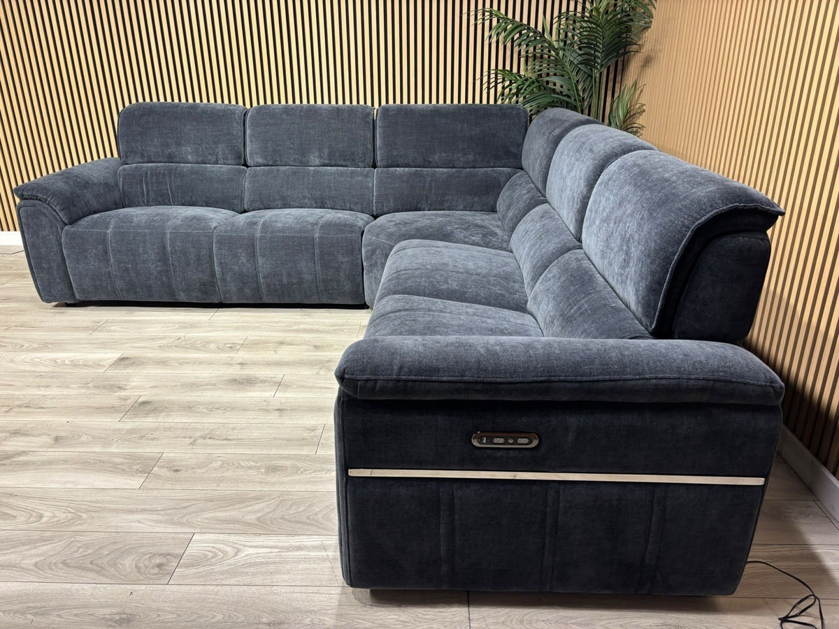 Furniture Village ECLIPSE Style Large Fabric Power Recliner Corner - RRP £3,995