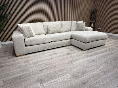DFS Sample Pandora RHF Large 3 Seater Chaise Sofa - RRP: £3295