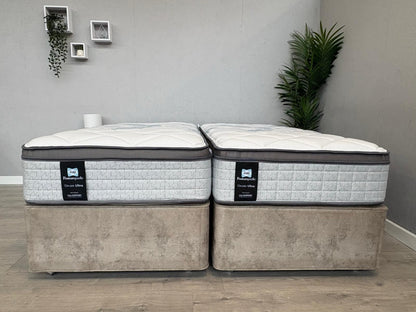 Sealy Elevate Ultra BRONTE 6ft Superking Zip & Link Mattress, Firm - RRP £2899