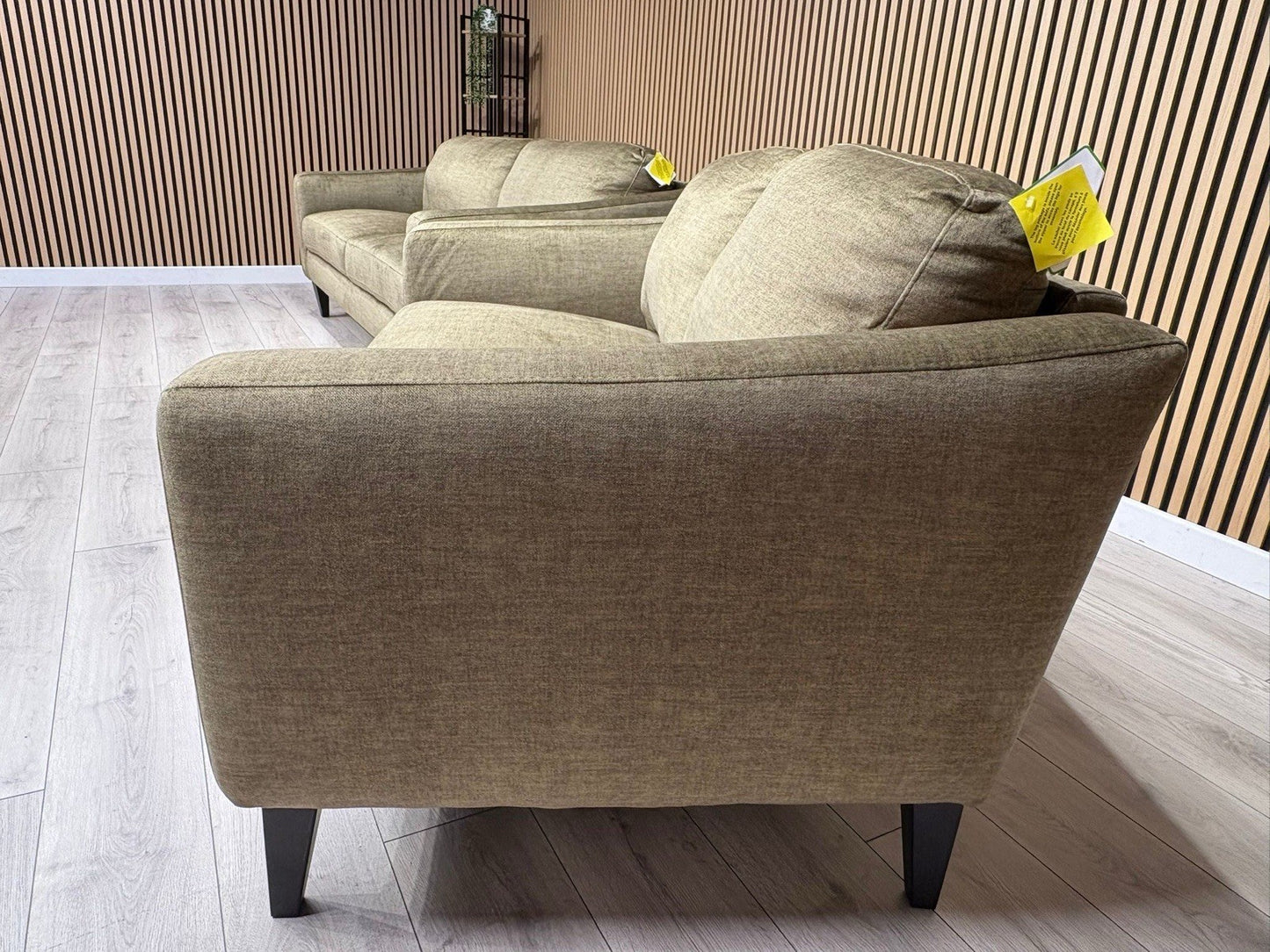 John Lewis BAILEY Style Fabric 3 Seater + 2 Seater Sofa Set, Olive - RRP £2,978