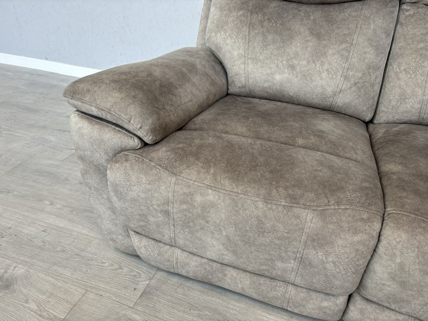 Furniture Village SLOANE Fabric 2 Seater Power Recliner Sofa - RRP £945