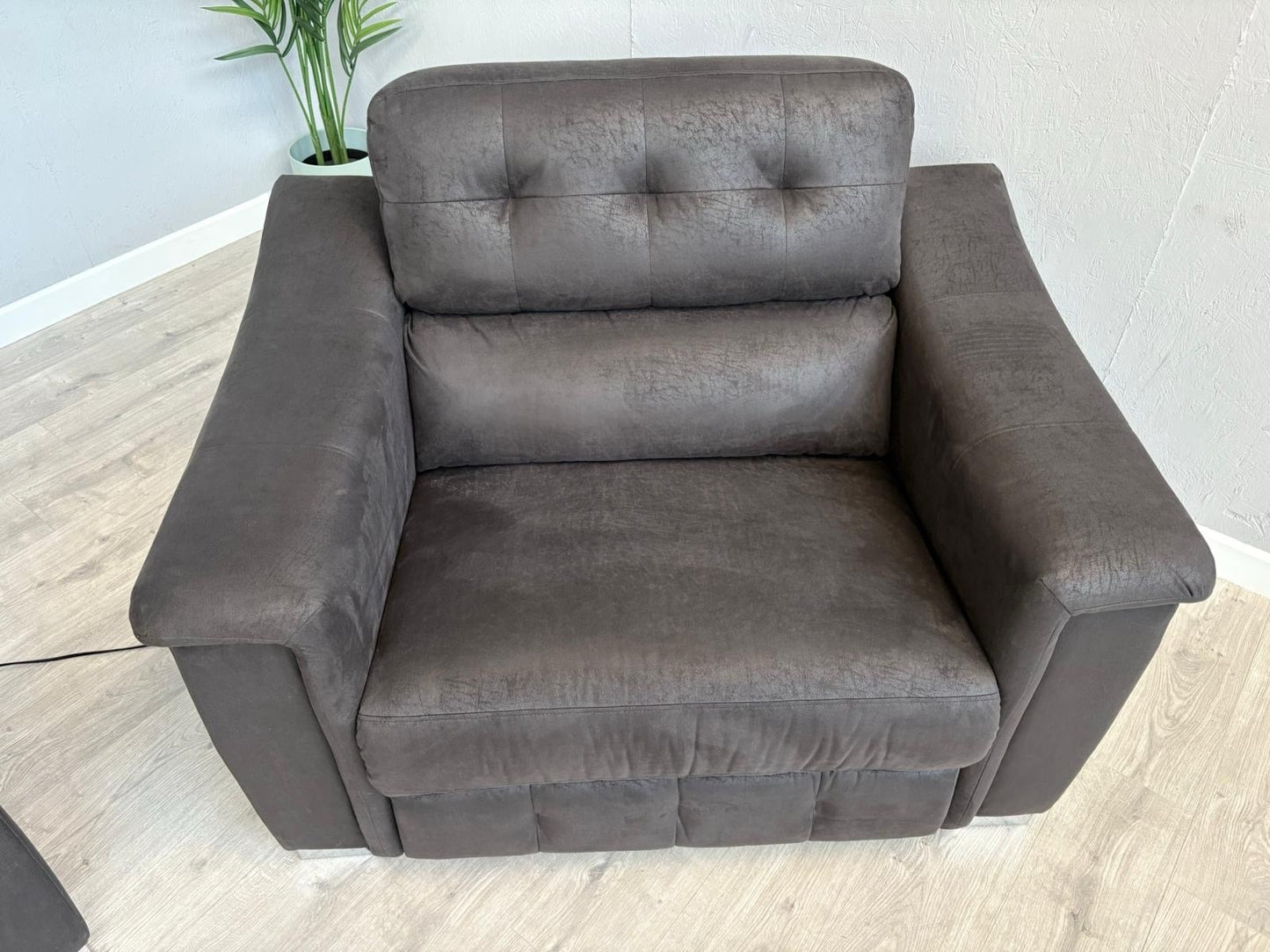 DFS - La-Z-Boy NEW HOLLYWOOD Fabric 2 Seater Sofa + Cuddler Armchair, Power