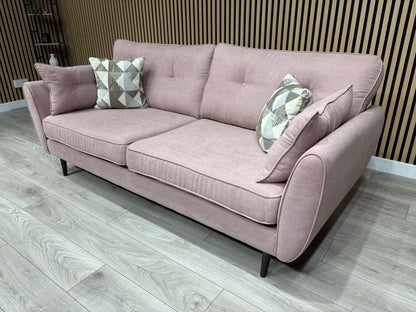 DFS Zinc Fabric 3 Seater Sofa RRP £879