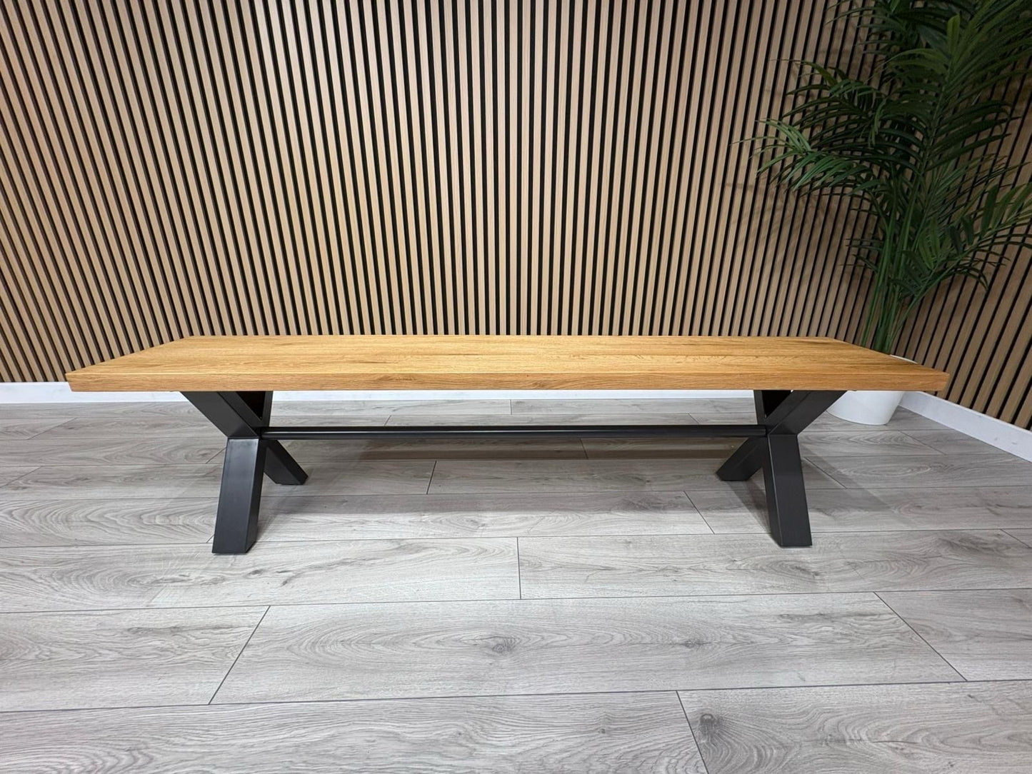 Furniture Village EARTH Solid Oak 180cm Dining Bench - RRP £359