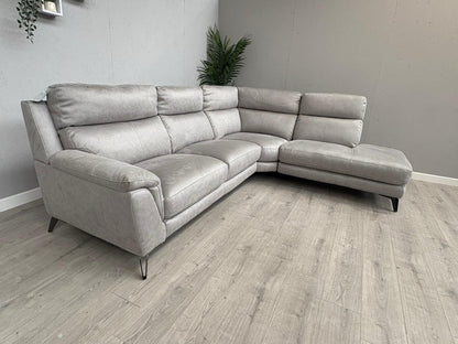 Furniture Village CONTEMPO Fabric RHF Open End Chaise Corner Sofa - RRP £2,295