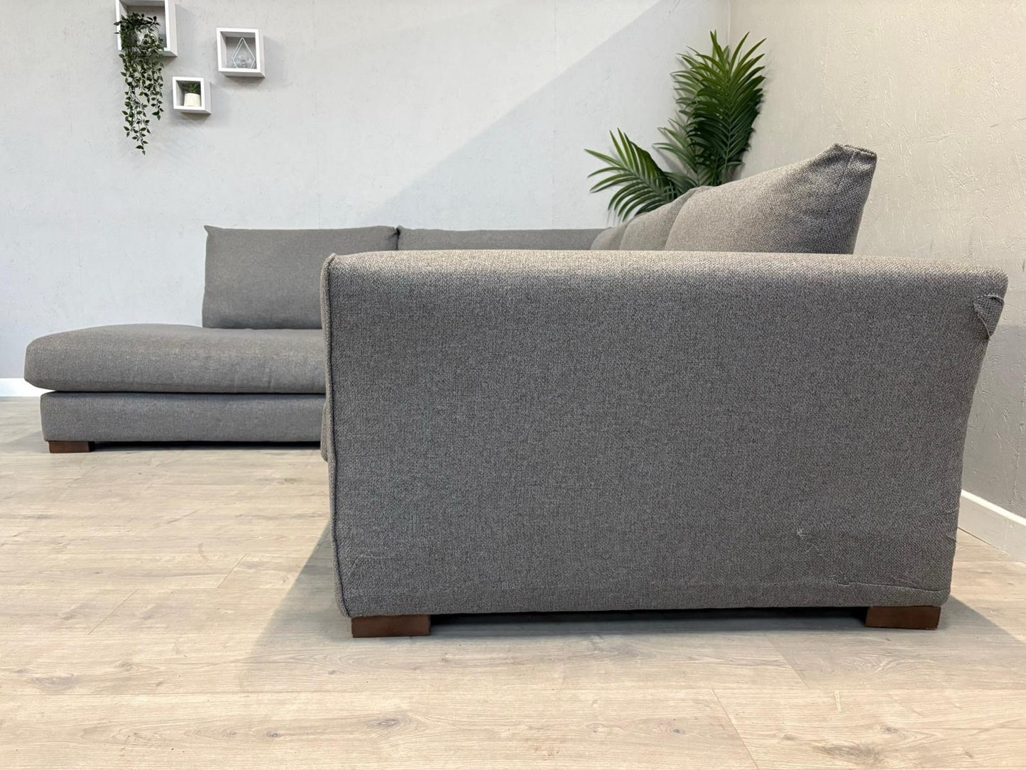 DFS KAIZER / PAIGNTON LHF Open End Chaise Fabric Corner Sofa - RRP £1499