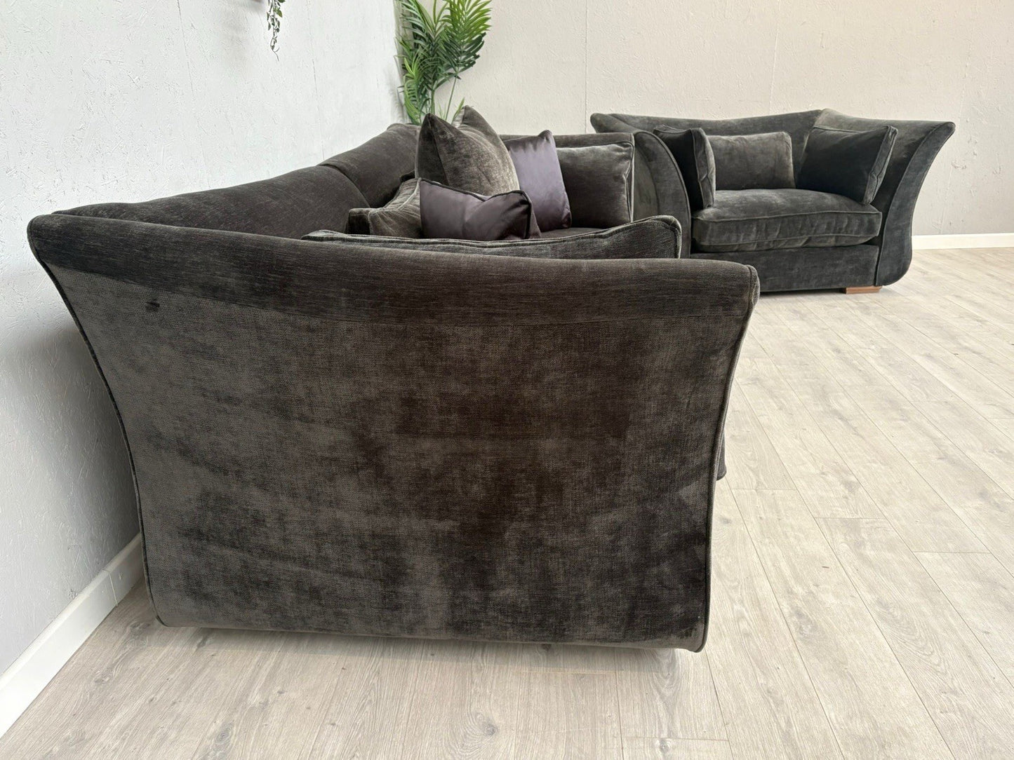 Sofology Westbridge OPERA Fabric Large 4 Seater Sofa + Snuggler Chair, RRP £4598