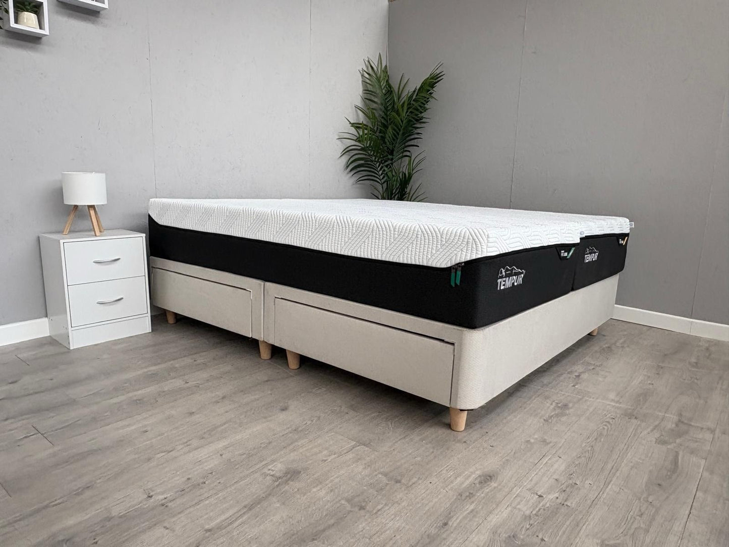 Tempur PRO LUXE 6ft Superking Split Mattress, Medium / Firm - RRP £3,798