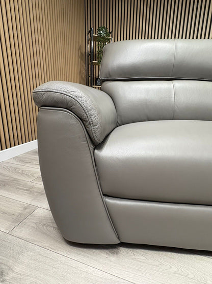 MISSOURI Style Leather 3 Seater + 2 Seater Sofa Set - RRP £3,190