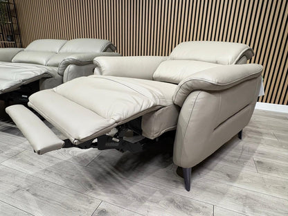 Furniture Village JUDE Style Leather 2 Seater Sofa + Armchair Set - RRP £4,440